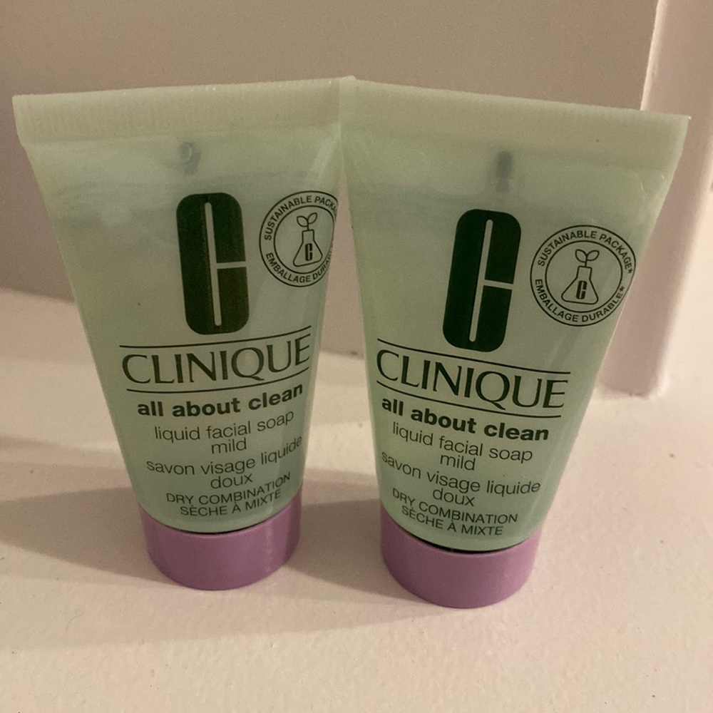Clinique All About Clean Liquid Facial Soap x 2